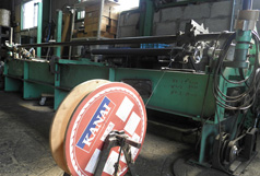 メタリックワイヤー巻き替え施工04